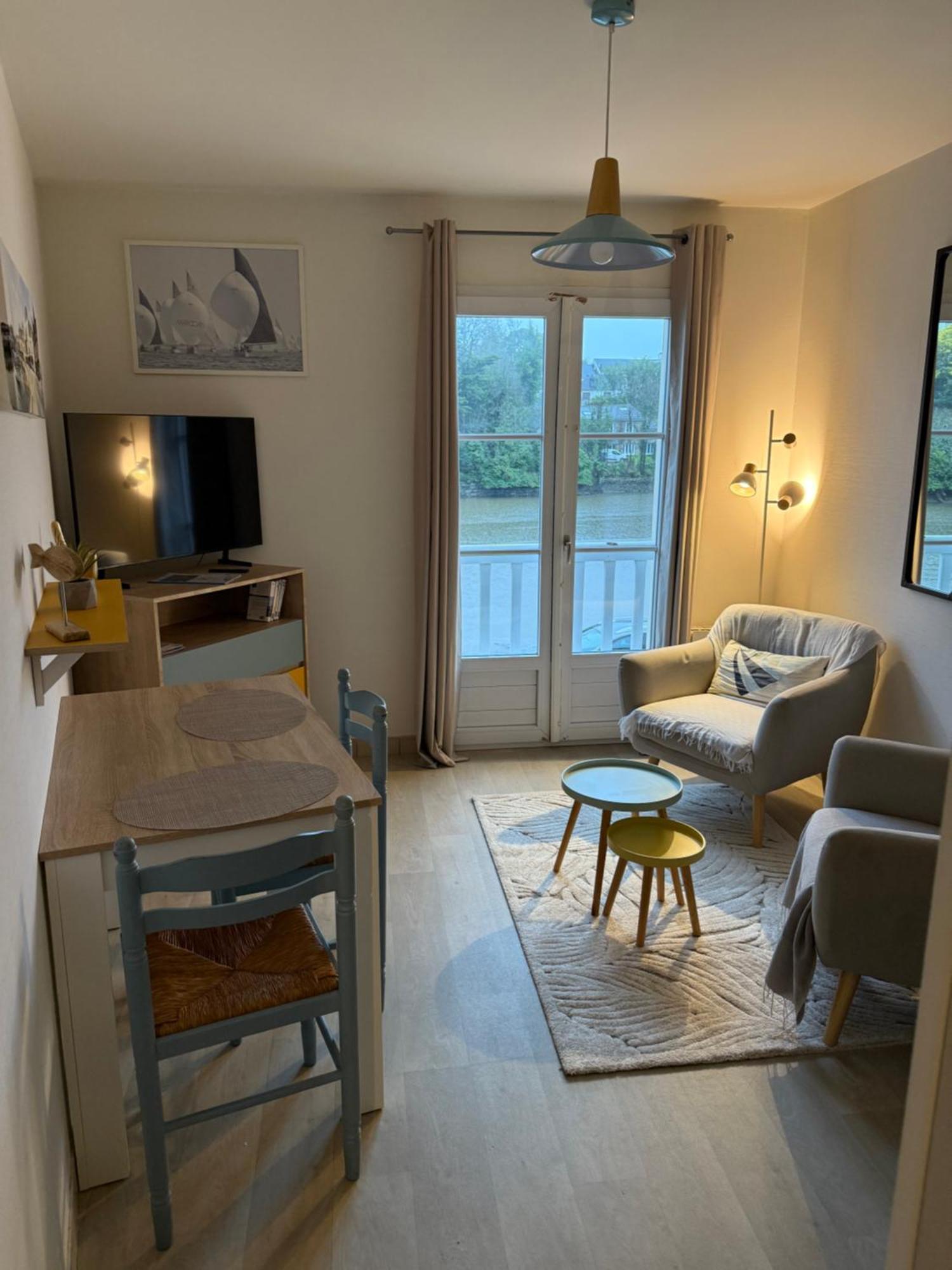 Appartement T2 Vue Sur La Riviere Avec Garage Privatif - Port De Saint-Goustan Auray Exterior photo